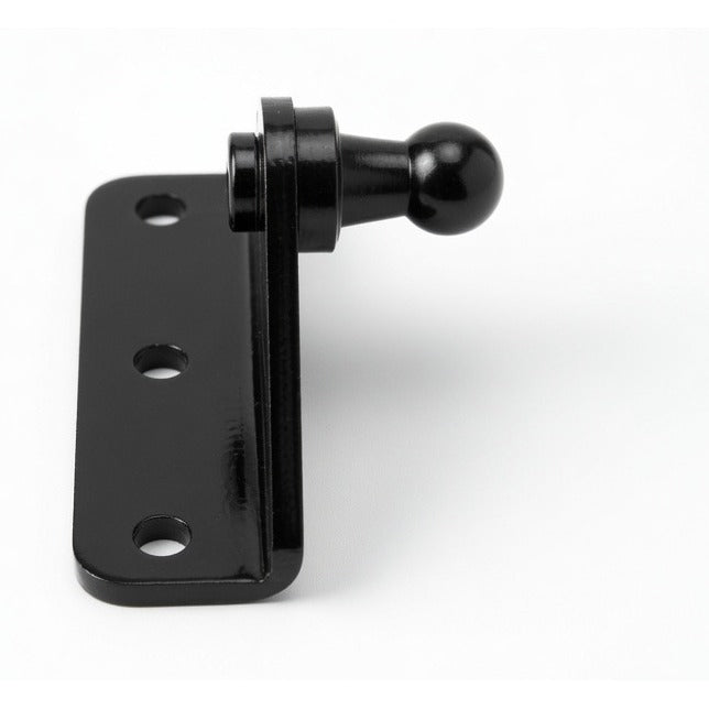L-shape mounting bracket with 10mm ball stud, cropped