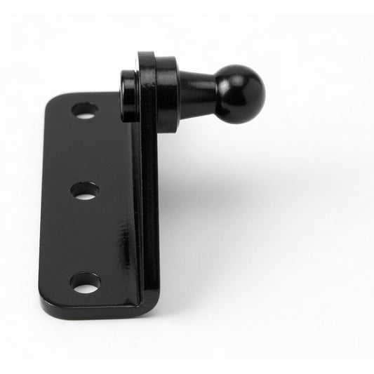 L-shape mounting bracket with 10mm ball stud, cropped