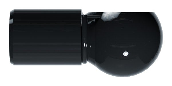 Metal ball socket gas strut end fitting for a 10mm ball stud