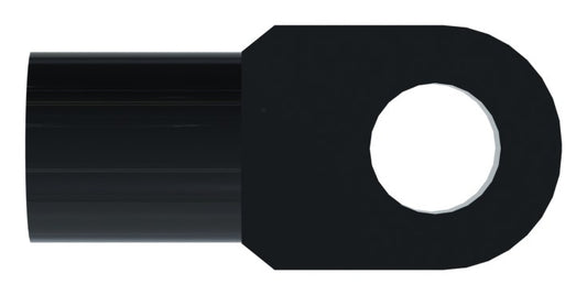 M8 metal eye end fitting for a gas strut, for bolt-through mountings