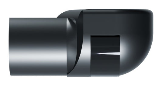 Small plastic socket gas strut end fitting for a 10mm ball stud